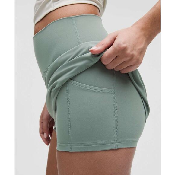 💙 Lululemon Align High-Rise Skirt – Crater Blue, Size 8 NWT & Next-Level Cute - Picture 4 of 10